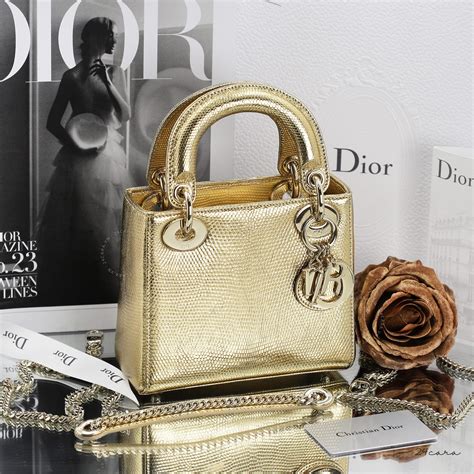 dior bag gold|christian dior bag gold.